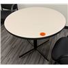 Image 1 : Round Table w/ Metal Pedestal Base 36" Dia, 29"H