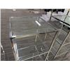 Image 2 : Medium Metal & Glass Tower Display 20" x 20" x 51"H