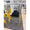 Image 2 : Multiple Apparel Transport Carts w/ Safety Warning Caution Watch Your Step 42"L
