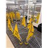 Image 3 : Multiple Apparel Transport Carts w/ Safety Warning Caution Watch Your Step 42"L