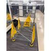 Image 4 : Multiple Apparel Transport Carts w/ Safety Warning Caution Watch Your Step 42"L