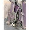 Image 5 : Qty 2 Bins Multiple Metal Foot-Measuring Sizer Devices & Wooden Shoe Stretchers