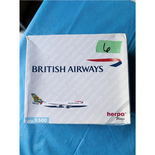 BRITISH AIRWAYS 1:500 DIECAST MODEL AIRPLANE