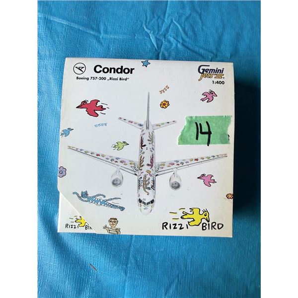GEMINI JETS II CONDOR BOEING 757-200 RIZZI BIRD 1:400 DIECAST MODEL AIRPLANE