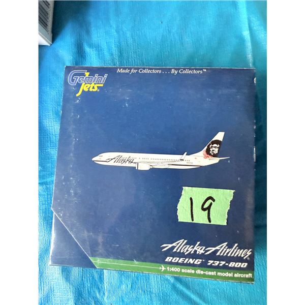 GEMINIJETS ALASKA AIRLINES BOEING 737-800 1:400 DIECAST MODEL AIRPLANE
