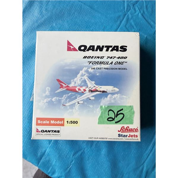 QANTAS BOEING 747-400 1:500 DIECAST MODEL AIRPLANE