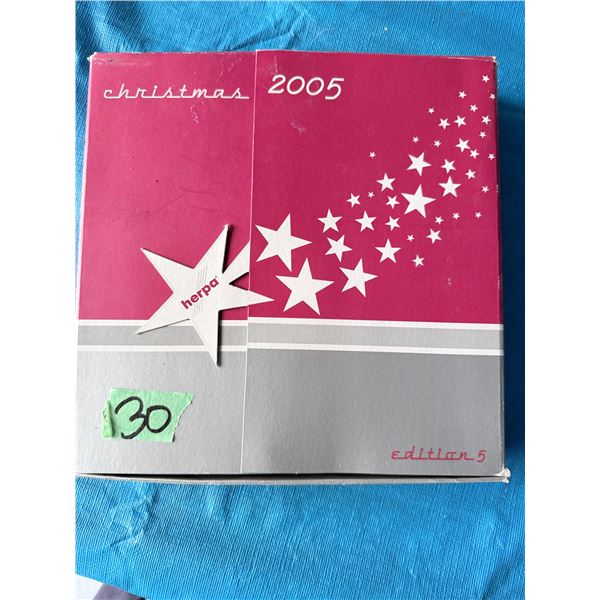 HERPA CHRISTMAS 2005 DIECAST MODEL AIRPLANE