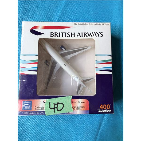 BRITISH AIRWAYS BOEING 767-300 1:400 DIECAST MODEL AIRPLANE