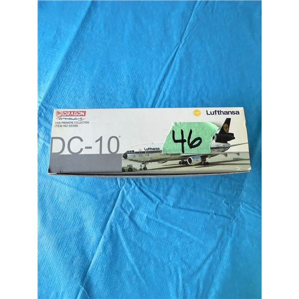 DRAGON WINGS LUFTHANSA DC-10 1:400 DIECAST MODEL AIRPLANE