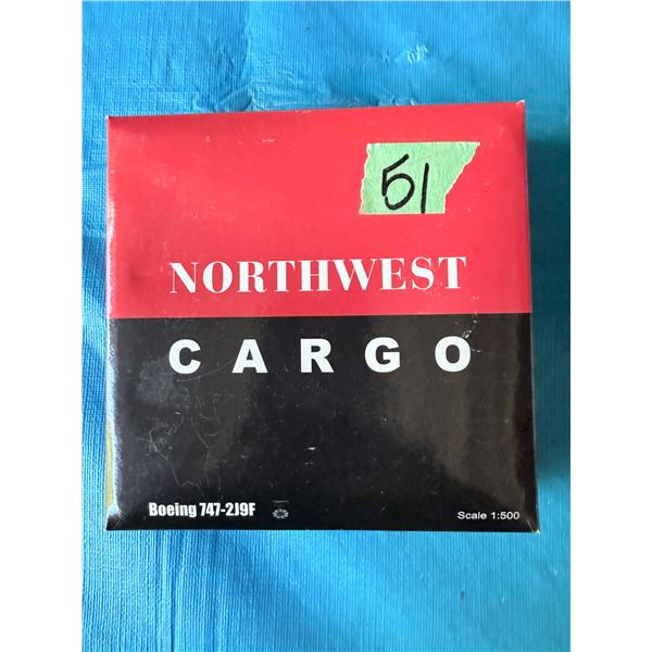 NORTHWEST CARGO BOEING 747-200F SCALE 1:500 DIECAST MODEL AIRPLANE