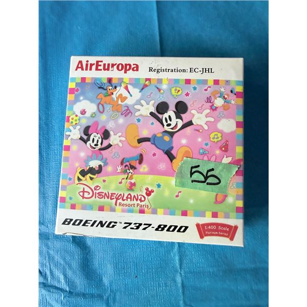 AIREUROPA DISNEYLAND RESORT PARIS BOEING 737-800 1:400 DIECAST MODEL AIRPLANE