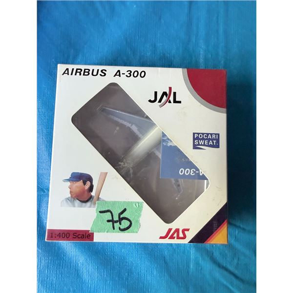 JAL AIRBUS A-300 1:400 DIECAST MODEL AIRPLANE