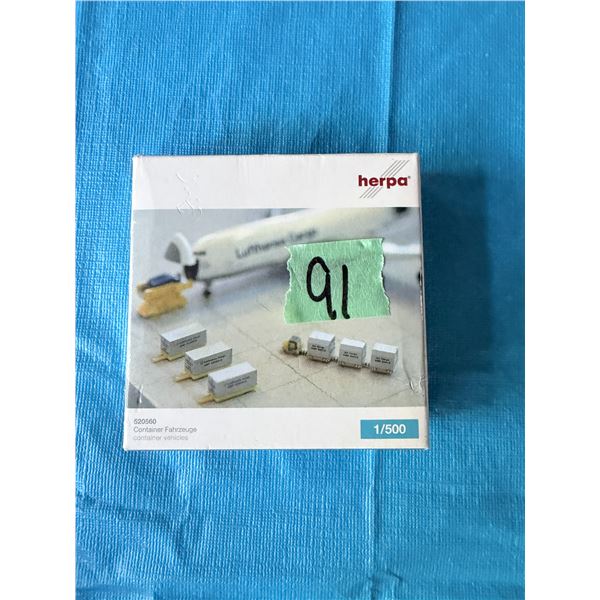 HERPA 520560 1:500 MODEL AIRPORT CONTAINERS