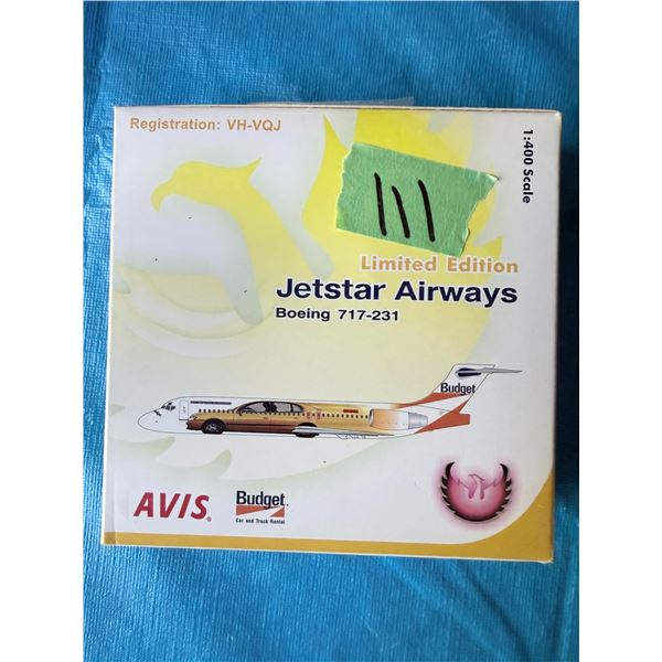 JETSTAR AIRWAYS BOEING 717-231 1:400 DIECAST MODEL AIRPLANE