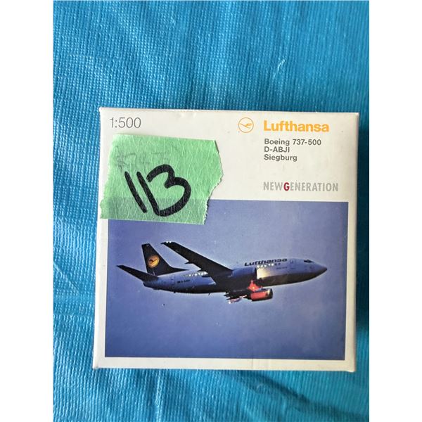 LUFTHANSA BOEING 737-500 1:500 DIECAST MODEL AIRPLANE
