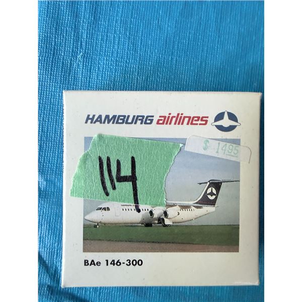 HAMBURG AIRLINES BAE 146-300 DIECAST MODEL AIRPLANE