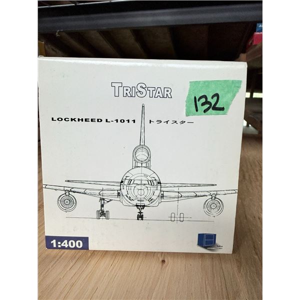 TRISTAR LOCKHEED L-1011 1:400 DIECAST MODEL AIRPLANE