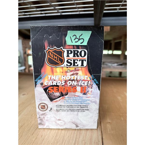 NHL PRO SET SERIES II HOCKEY CARDS BOX