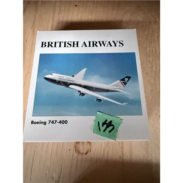 BRITISH AIRWAYS BOEING 747-400 DIECAST MODEL AIRPLANE