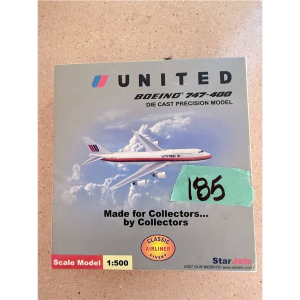 UNITED BOEING 747-400 1:500 DIECAST MODEL AIRPLANE