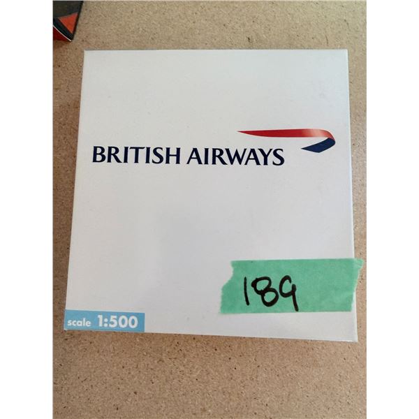 BRITISH AIRWAYS 1:500 DIECAST MODEL AIRPLANE