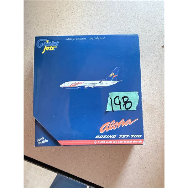 GEMINIJETS ALONA BOEING 737-700 1:400 DIECAST MODEL AIRPLANE