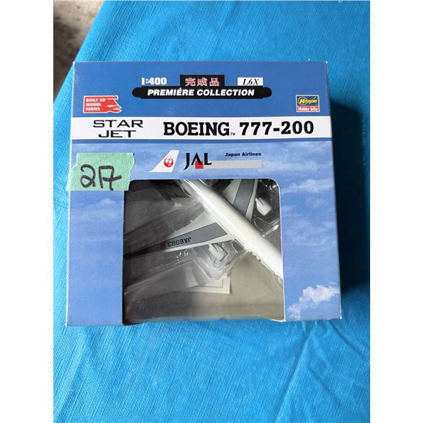 JAL BOEING 777-200 1:400 DIECAST MODEL AIRPLANE