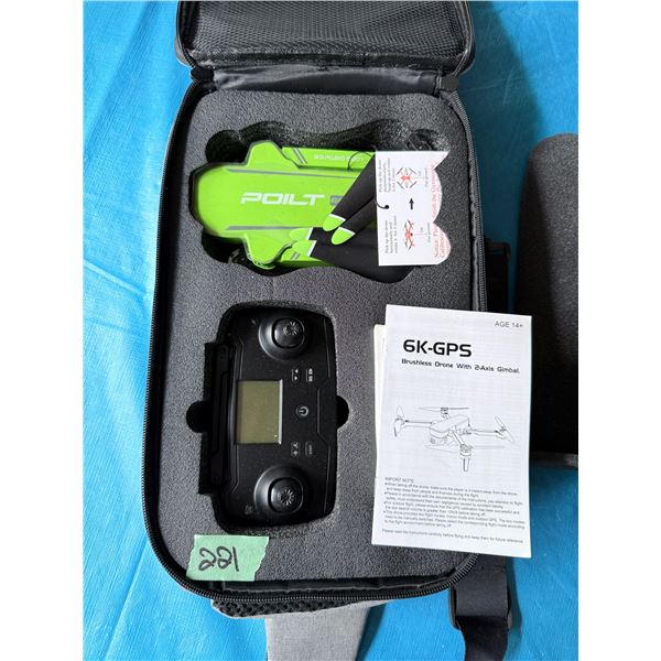 DRONE KIT WITH CONTROLLER AND CASE