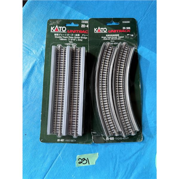 KATO 20-457 N-GAUGE MODEL TRAIN TRACK