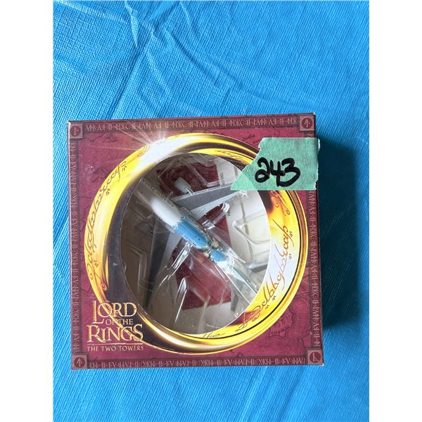 THE LORD OF THE RINGS THE TWO TOWERS DIECAST MODEL AIRPLANE