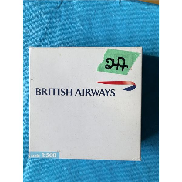BRITISH AIRWAYS 1:500 DIECAST MODEL AIRPLANE