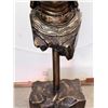 Image 3 : DECORATIVE BODHISATTVA HEAD SCULPTURE ON STAND 102 CM TALL
