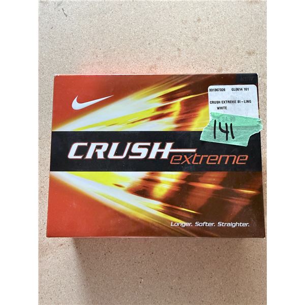 NIKE CRUSH EXTREME GOLF BALL BOX