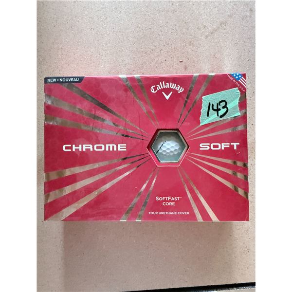 CALLAWAY CHROME SOFT GOLF BALL BOX