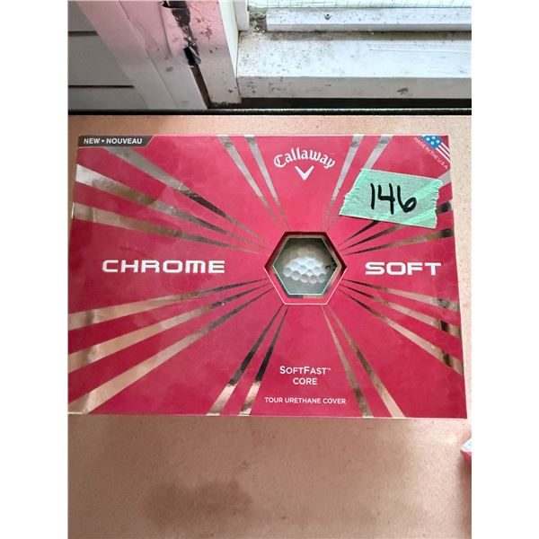 CALLAWAY CHROME SOFT GOLF BALL BOX