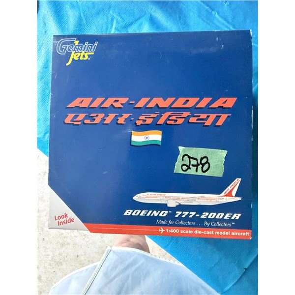 GEMINI JETS AIR INDIA BOEING 777-200ER 1:400 DIECAST MODEL AIRPLANE