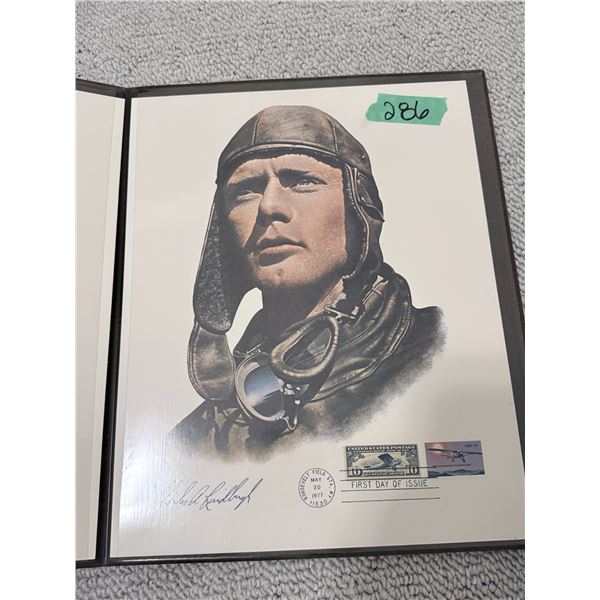 CHARLES A. LINDBERGH COMMEMORATIVE PAPER DISPLAY