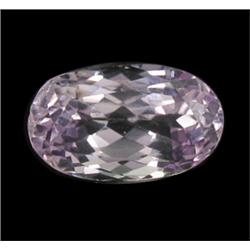 10.28ct Rich Patroke Pink Kunzite Oval Cut Appraisal Estimate $4112 (GEM-16872J)