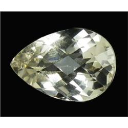 8.62ct Pear Cut Flawless Natural Full of Fire Imperial Topaz Pear Appraisal Estimate $12068 (GEM-208