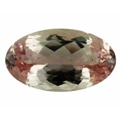 7.50ct Flawless Oval Cut Shape Natural Pink Kunzite Appraisal Estimate $3000 (GEM-17858)