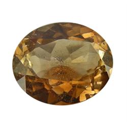 5.50ct Oval Imperial Champagne Topaz VVS Appraisal Estimate $7700 (GEM-16415)