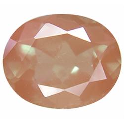 2.00ct Rare Oval Cut Copper Orange Natural Andesine Appraisal Estimate $800 (GEM-14724)