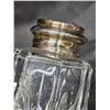 Image 4 : 1930’s Crystal S&P Shakers w/Sterling Silver Tops, Mother of Pearl Caps, Made in Czechoslov