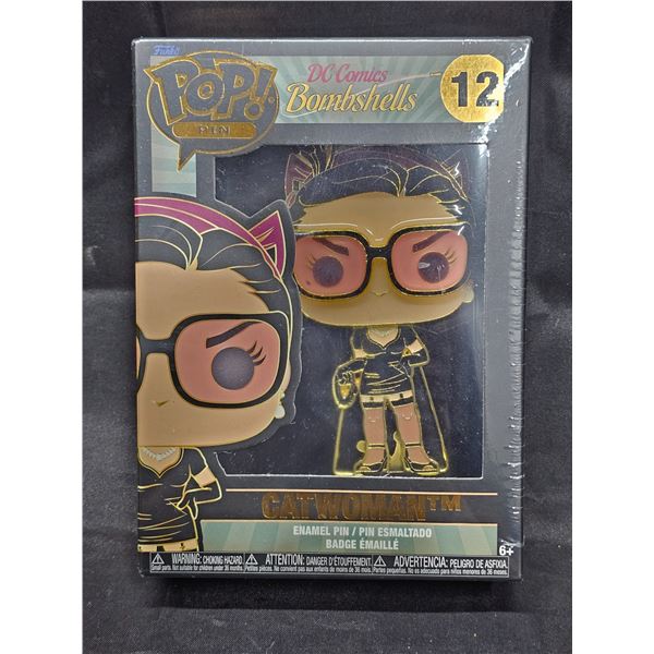 Funko Pop! Enamel Pin - DC Comics Bombshells Catwoman #12 NIB Sealed.