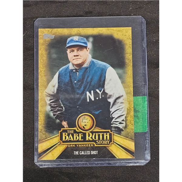 2015 Topps MLB #BR-9 Babe Ruth Baseball Card – Mint