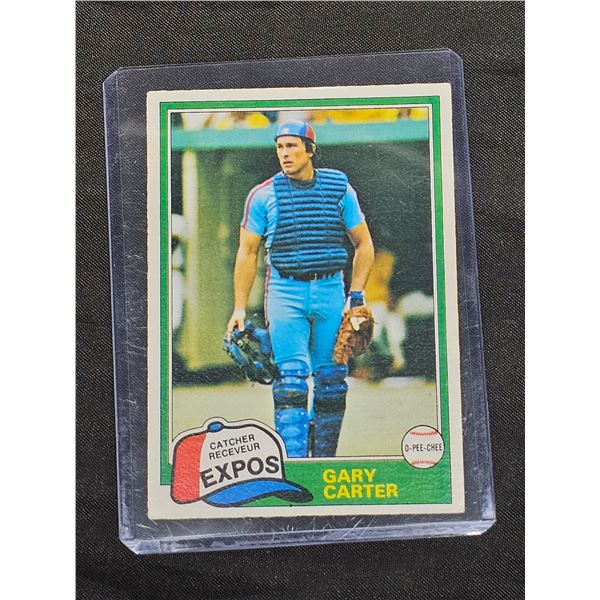 1981 O-Pee-Chee MLB #6 Gary Carter Expos Baseball Card