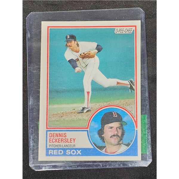 1983 O-Pee-Chee MLB #270 Dennis Eckersley Baseball Card