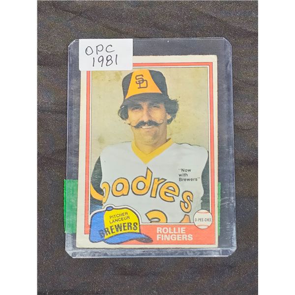 1981 O-Pee-Chee MLB #229 Rollie Fingers Baseball Card