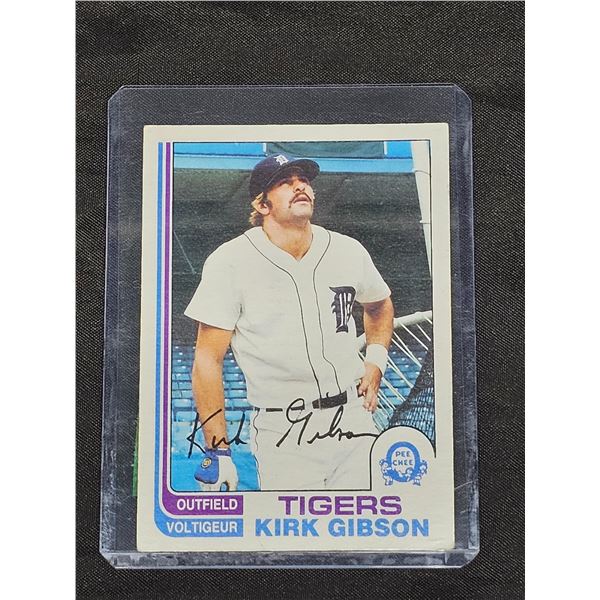 1982 O-Pee-Chee MLB #105 Kirk Gibson Baseball Card