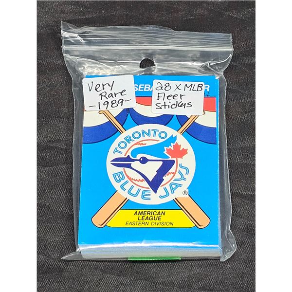 (28) 1989 Fleer MLB Stickers – Very Rare/Mint